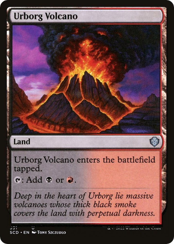 Image for Urborg Volcano (331) [Starter Commander Decks]