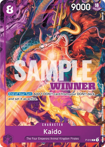 Kaido - P-010 (Winner Pack Vol. 1) (P-010) (One Piece Promotion Cards)