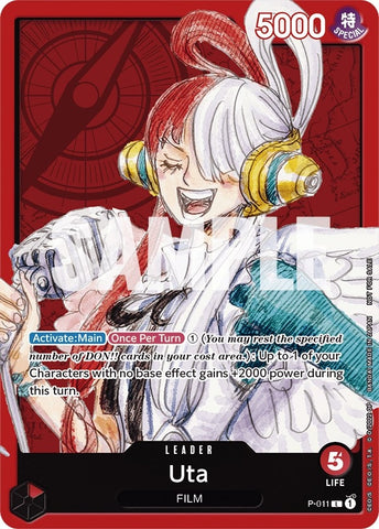 Image for Uta (One Piece Film Red) (P-011) - One Piece Card Game