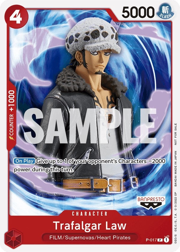 Image for Trafalgar Law (One Piece Film Red) (P-017) (One Piece Promotion Cards) - One Piece Card Game