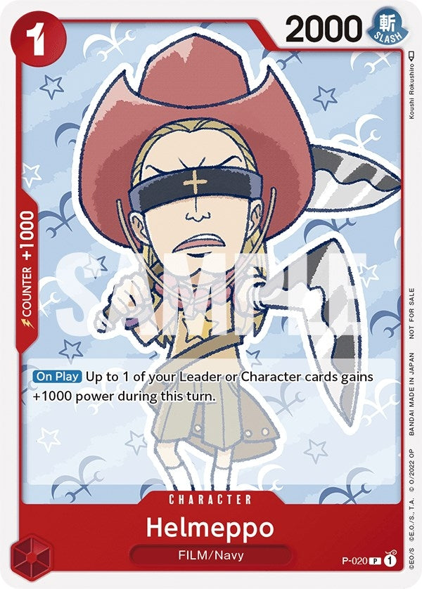 Helmeppo (One Piece Film Red) (P-020) (One Piece Promotion Cards)