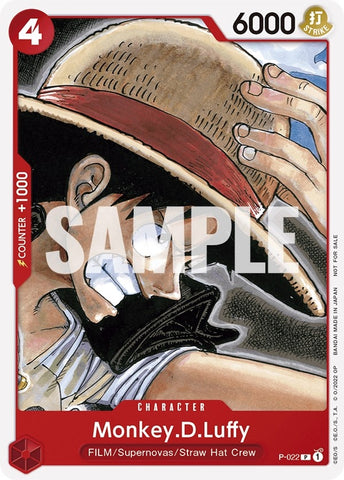 Monkey.D.Luffy (One Piece Film Red) (P-022) (One Piece Promotion Cards)
