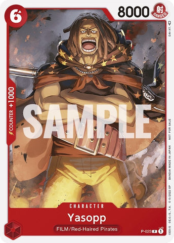 Image for Yasopp (One Piece Film Red) (P-023) - One Piece Card Game