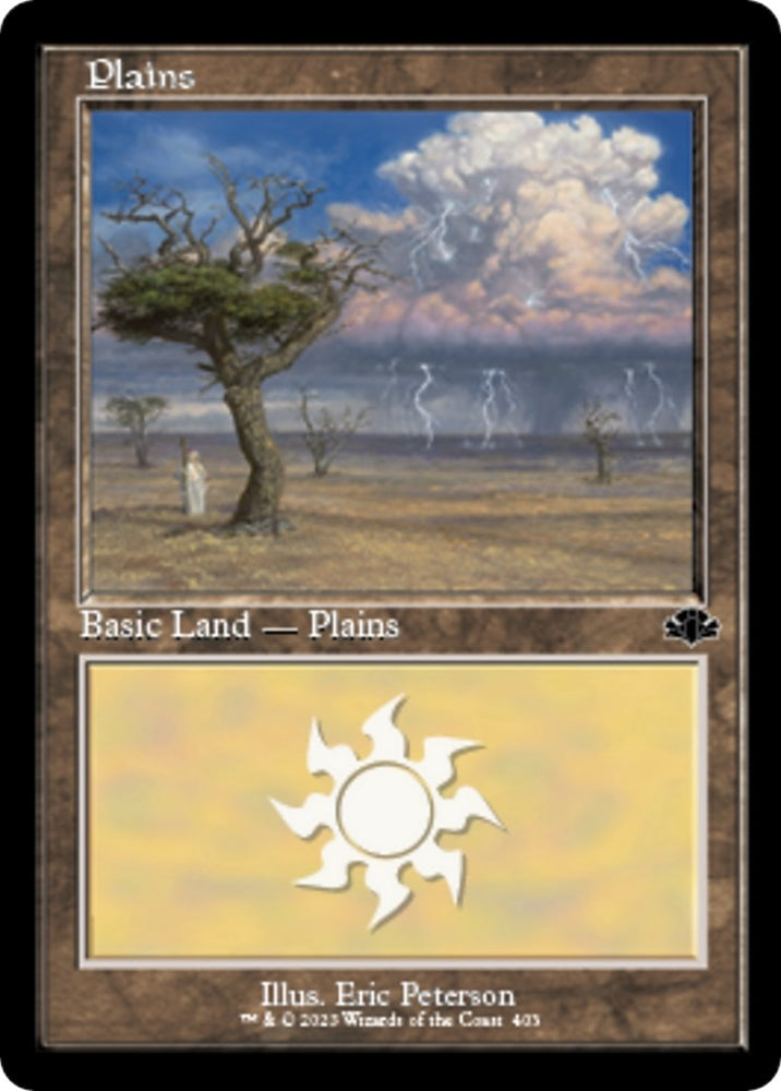 Image for Plains (403) (Retro Frame) (403) [Dominaria Remastered]