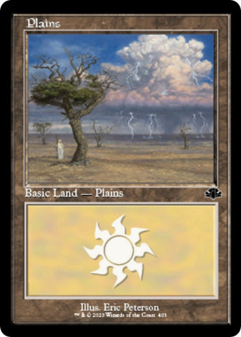 Image for Plains (403) (Retro Frame) (403) [Dominaria Remastered]