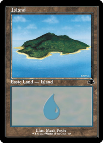 Image for Island (404) (Retro Frame) (404) [Dominaria Remastered]