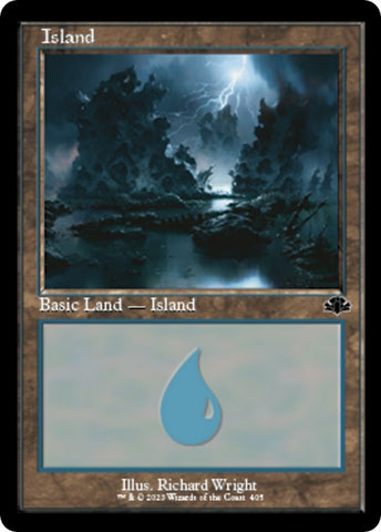 Image for Island (405) (Retro Frame) (405) [Dominaria Remastered]
