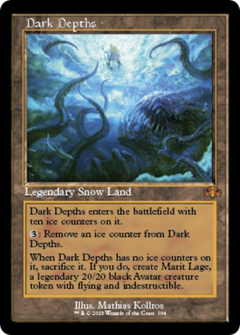 Image for Dark Depths (Retro Frame) (394) [Dominaria Remastered]