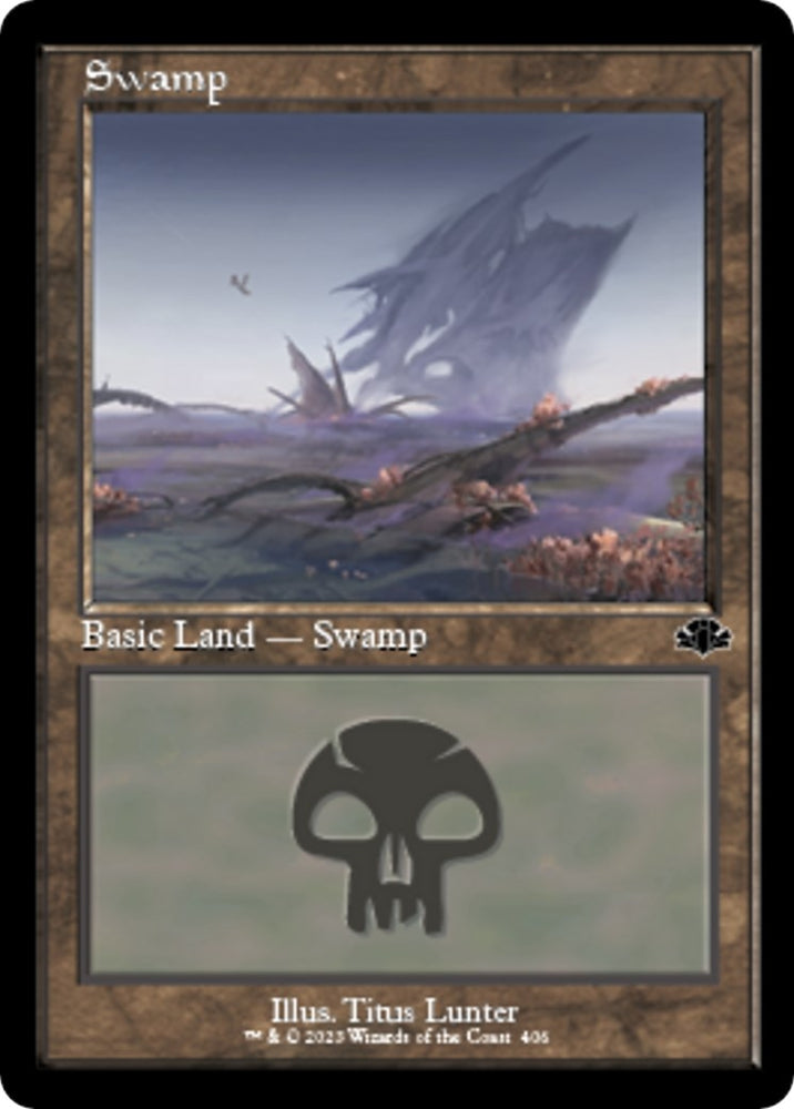 Image for Swamp (406) (Retro Frame) (406) [Dominaria Remastered]