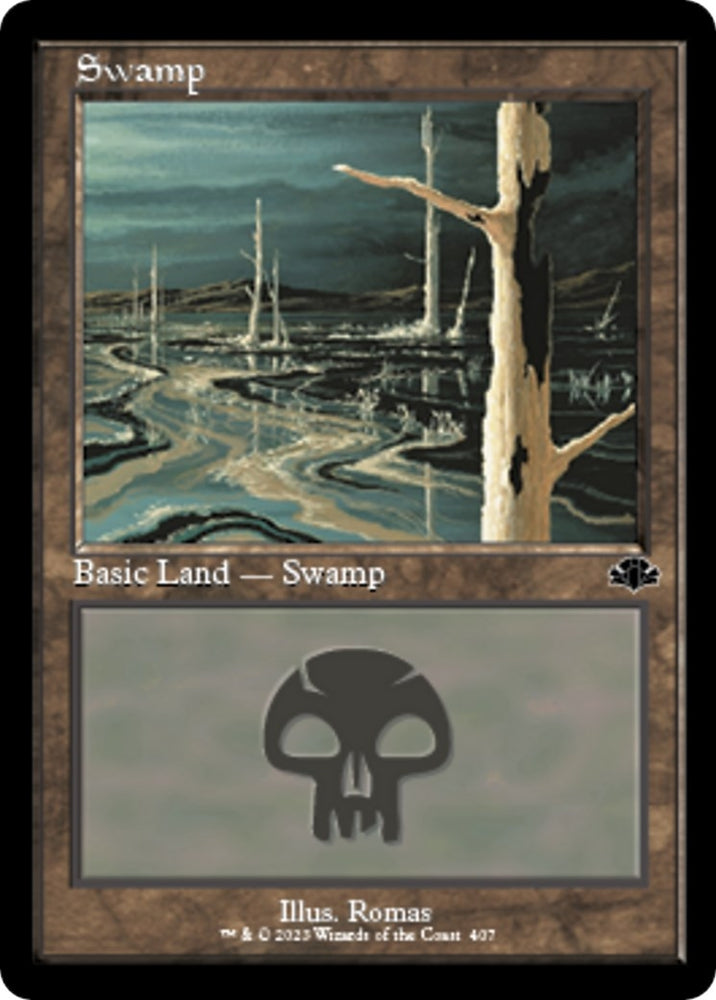 Image for Swamp (407) (Retro Frame) (407) [Dominaria Remastered]