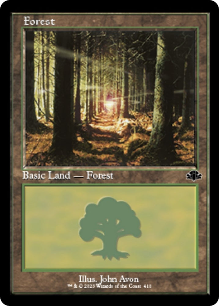 Image for Forest (410) (Retro Frame) (410) [Dominaria Remastered]