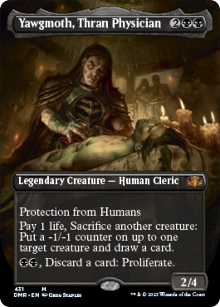 Image for Yawgmoth, Thran Physician (Borderless) (431) [Dominaria Remastered]