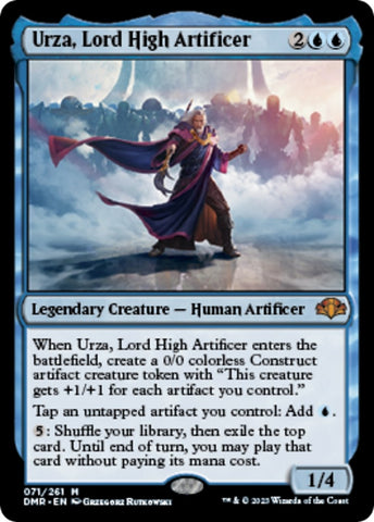 Image for Urza, Lord High Artificer (71) [Dominaria Remastered]