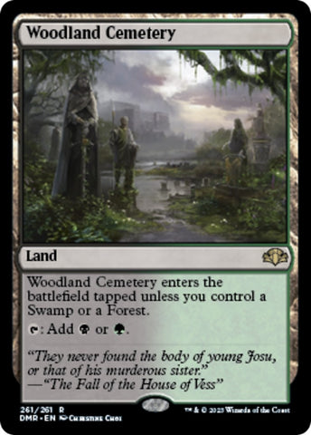 Image for Woodland Cemetery (261) [Dominaria Remastered]