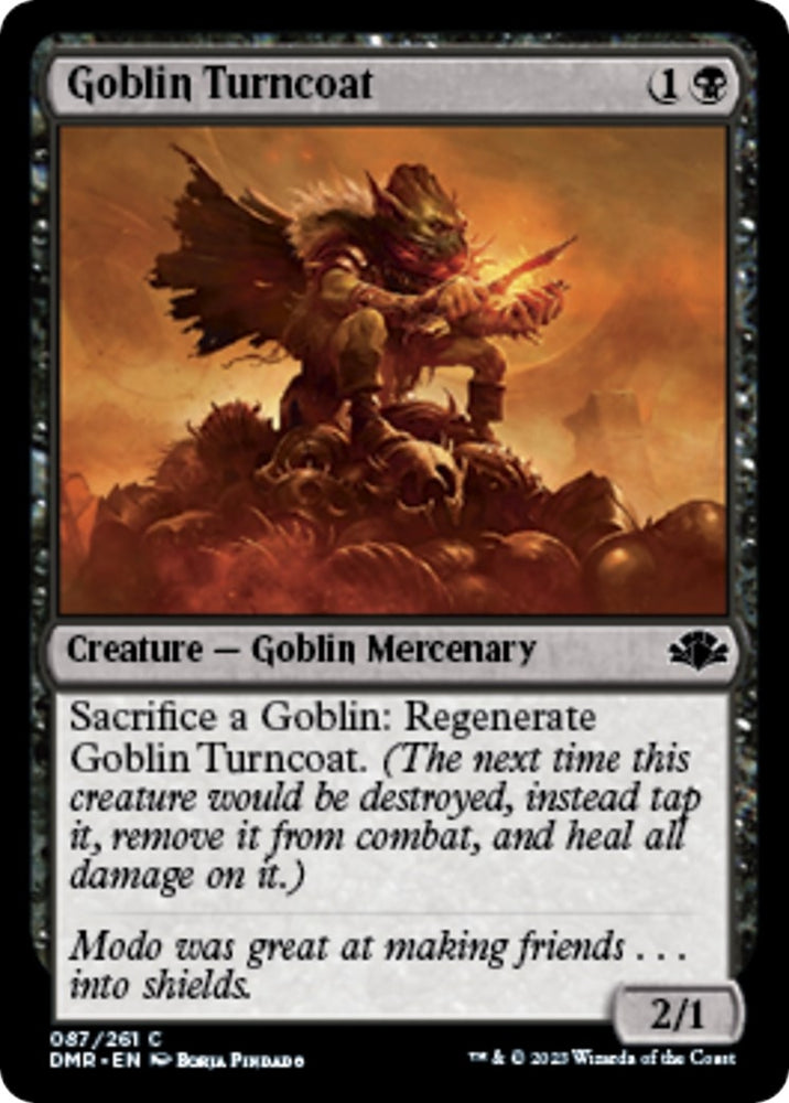 Image for Goblin Turncoat (87) [Dominaria Remastered]