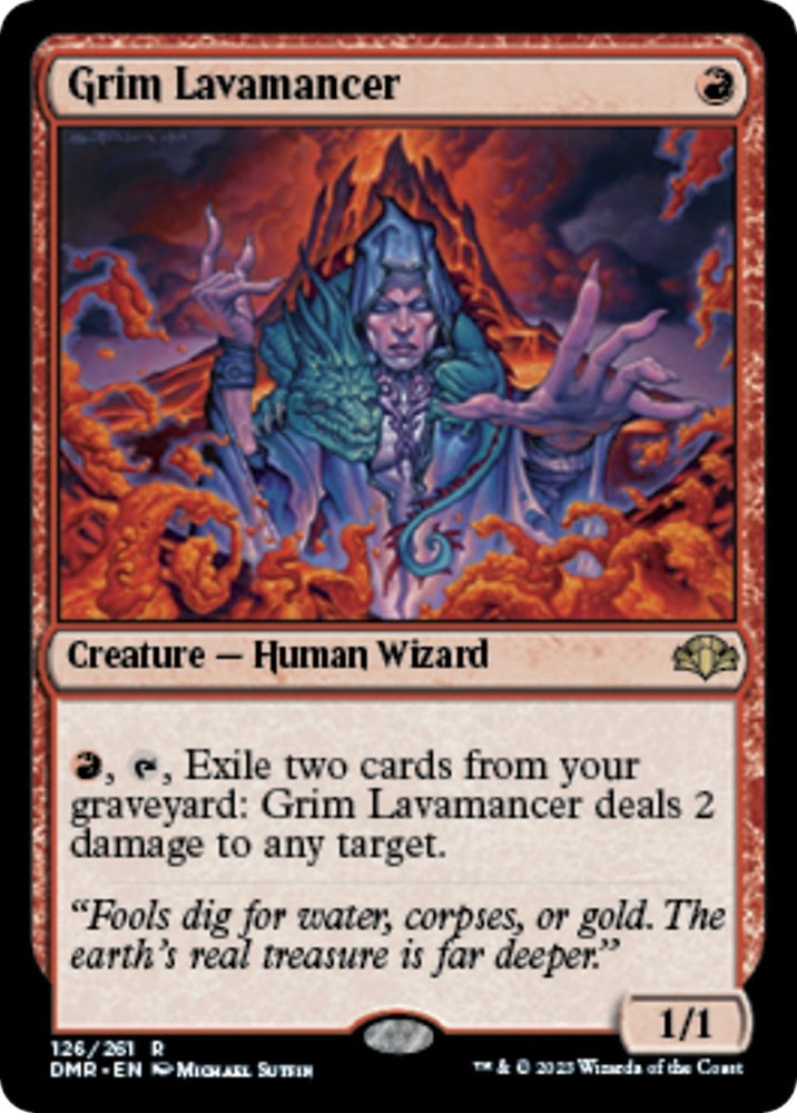 Image for Grim Lavamancer (126) [Dominaria Remastered]