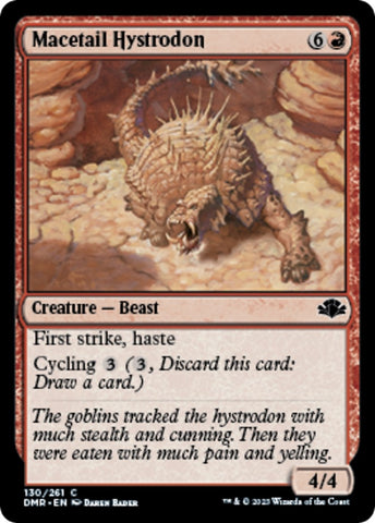 Image for Macetail Hystrodon (130) [Dominaria Remastered]