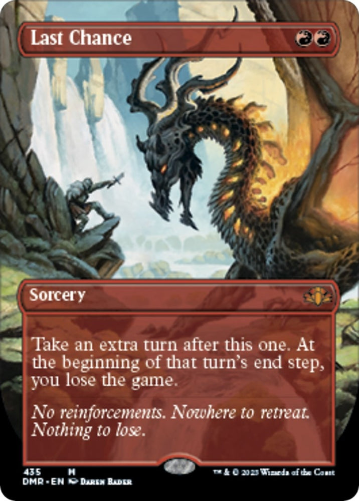 Image for Last Chance (Borderless) (435) [Dominaria Remastered]
