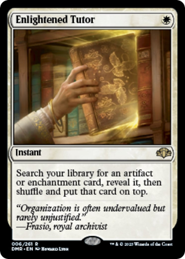 Image for Enlightened Tutor (6) [Dominaria Remastered]