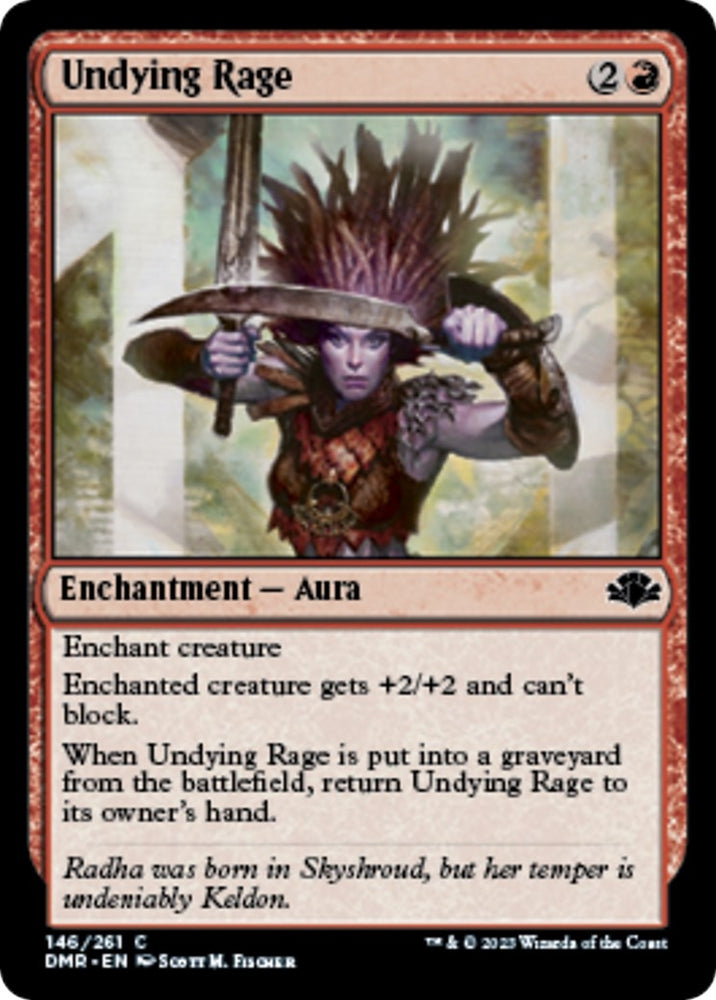 Image for Undying Rage (146) [Dominaria Remastered]