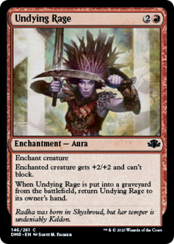 Image for Undying Rage (146) [Dominaria Remastered]