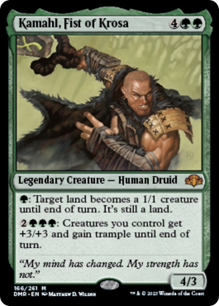 Image for Kamahl, Fist of Krosa (166) [Dominaria Remastered]