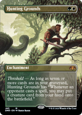 Image for Hunting Grounds (Borderless) (445) [Dominaria Remastered]