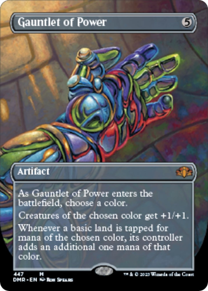 Image for Gauntlet of Power (Borderless) (447) [Dominaria Remastered]