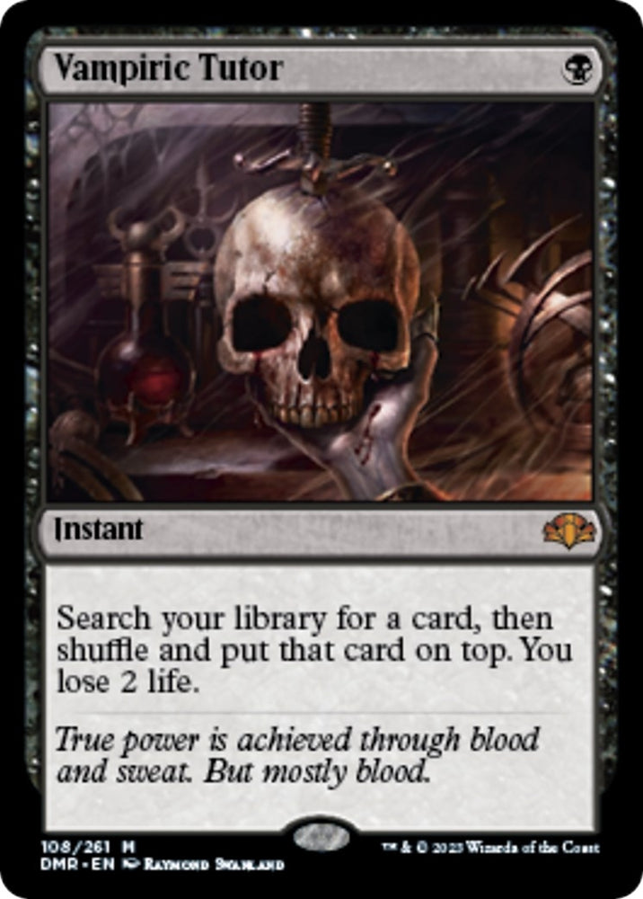 Image for Vampiric Tutor (108) [Dominaria Remastered]
