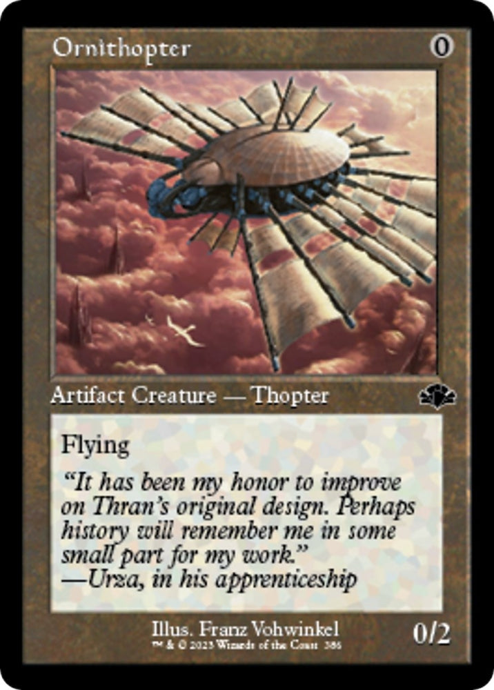Image for Ornithopter (Retro Frame) (386) [Dominaria Remastered]