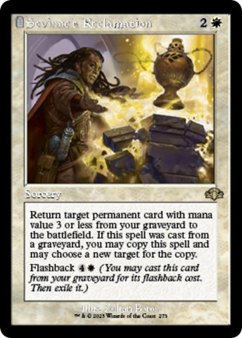 Image for Sevinne's Reclamation (Retro Frame) (273) [Dominaria Remastered]