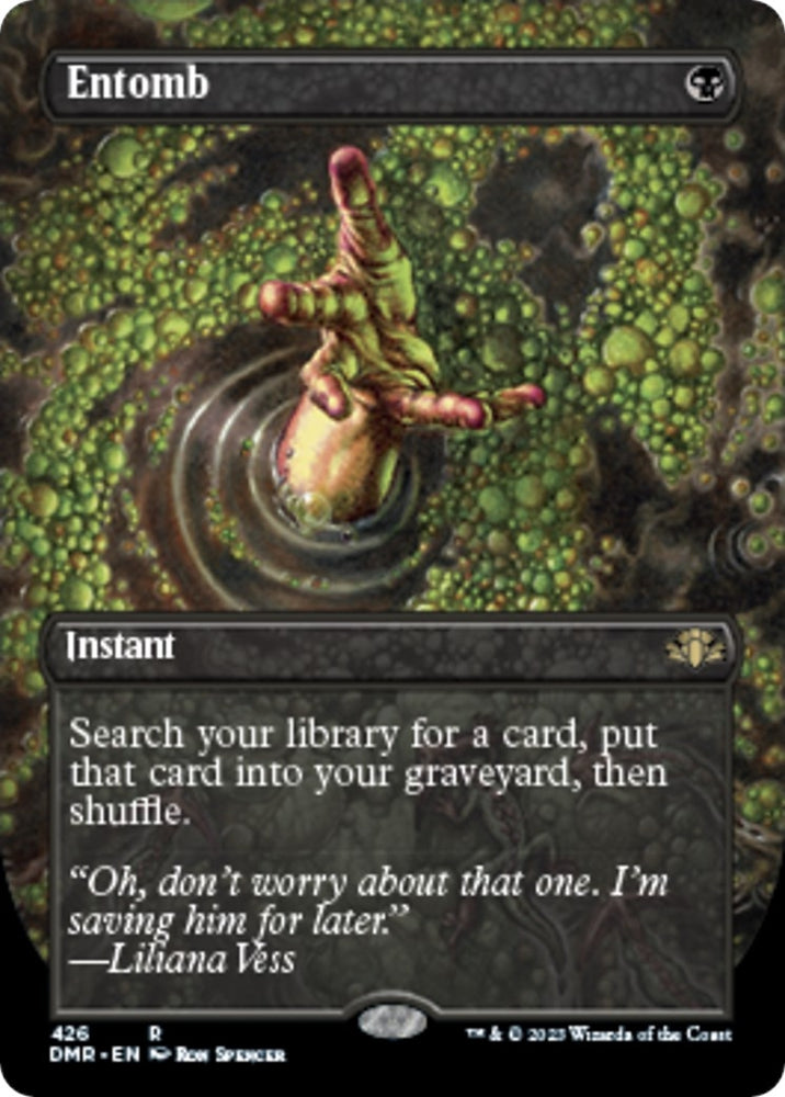 Image for Entomb (Borderless) (426) [Dominaria Remastered]
