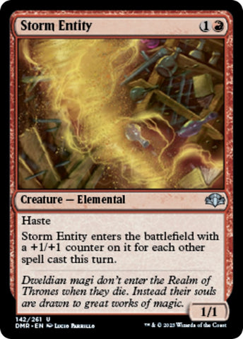 Image for Storm Entity (142) [Dominaria Remastered]