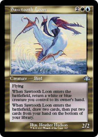 Image for Sawtooth Loon (Retro Frame) (367) [Dominaria Remastered]