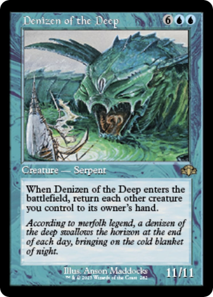 Image for Denizen of the Deep (Retro Frame) (282) [Dominaria Remastered]