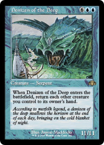 Image for Denizen of the Deep (Retro Frame) (282) [Dominaria Remastered]