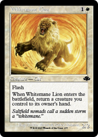 Image for Whitemane Lion (Retro Frame) (277) [Dominaria Remastered]