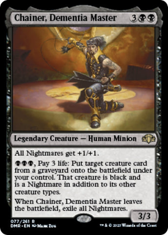 Image for Chainer, Dementia Master (77) [Dominaria Remastered]