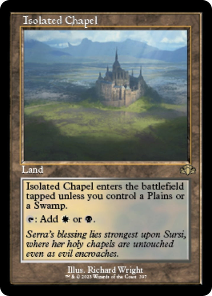 Image for Isolated Chapel (Retro Frame) (397) [Dominaria Remastered]