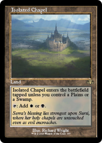 Image for Isolated Chapel (Retro Frame) (397) [Dominaria Remastered]