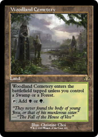 Image for Woodland Cemetery (Retro Frame) (401) [Dominaria Remastered]