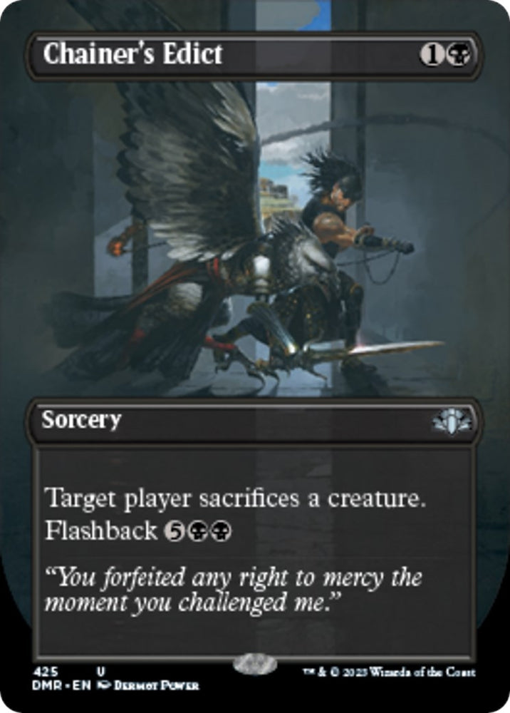 Image for Chainer's Edict (Borderless) (425) [Dominaria Remastered]