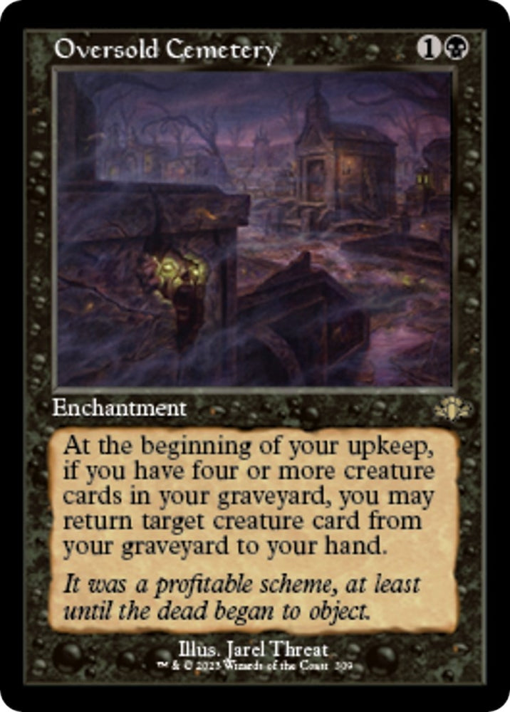Image for Oversold Cemetery (Retro Frame) (309) [Dominaria Remastered]