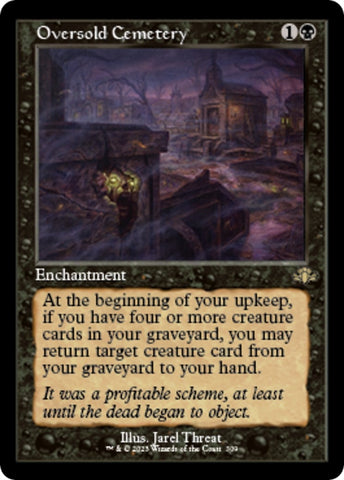 Image for Oversold Cemetery (Retro Frame) (309) [Dominaria Remastered]