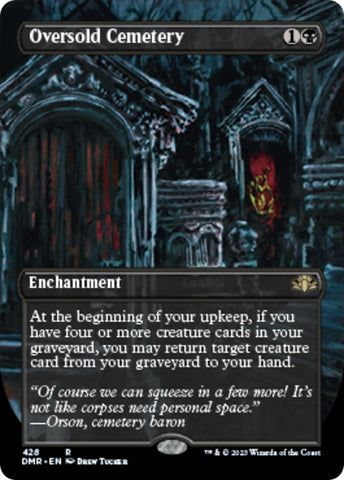 Image for Oversold Cemetery (Borderless) (428) [Dominaria Remastered]