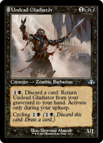 Image for Undead Gladiator (Retro Frame) (313) [Dominaria Remastered]