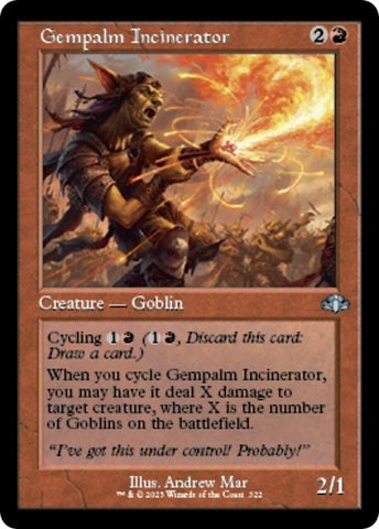 Image for Gempalm Incinerator (Retro Frame) (322) [Dominaria Remastered]