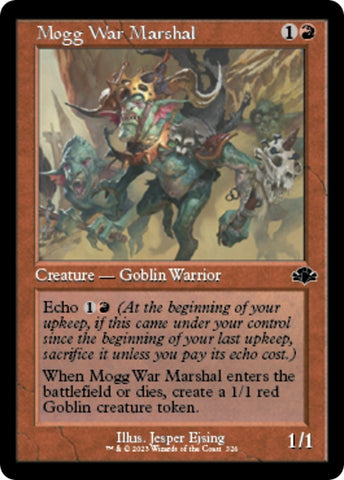 Image for Mogg War Marshal (Retro Frame) (326) [Dominaria Remastered]