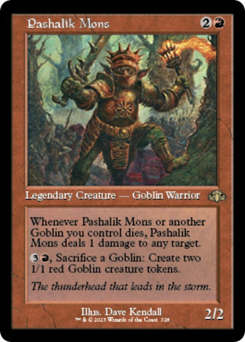 Image for Pashalik Mons (Retro Frame) (328) [Dominaria Remastered]