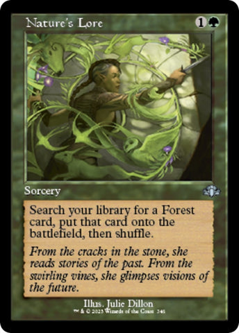 Image for Nature's Lore (Retro Frame) (346) [Dominaria Remastered]